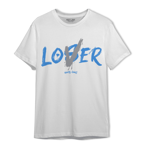 University Blue 5s T Shirt Match Loser Lover Jezsport.com