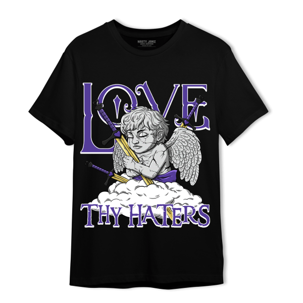 Field Purple 12s T Shirt Match Love Thy Haters Angel Jezsport.com