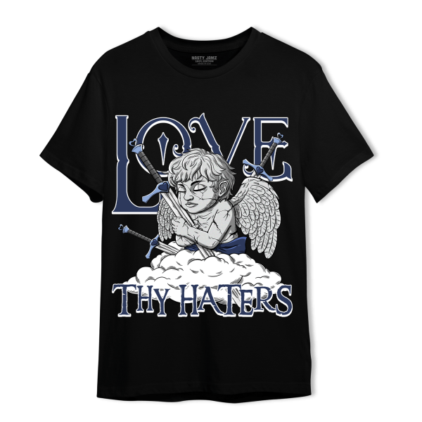 Midnight Navy 5s T Shirt Match Love Thy Haters Angel Jezsport.com