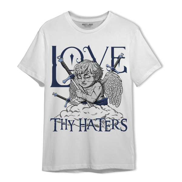 Midnight Navy 5s T Shirt Match Love Thy Haters Angel Jezsport.com