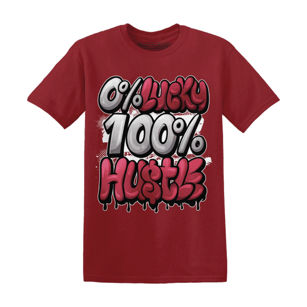 High 85 Metallic Burgundy 1s T Shirt Match Lucky Hustle Jezsport.com