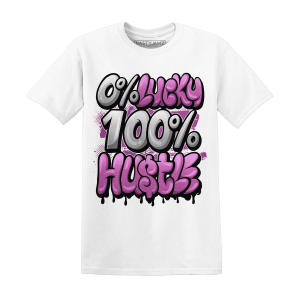 GS Hyper Violet 4s T Shirt Match Lucky Hustle Jezsport.com