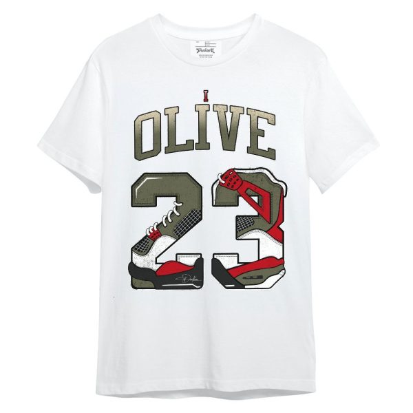 Low OG Medium Olive 1s Shirt, Number 23 4s Unisex Shirt Matching Jordan Shirt Jezsport.com