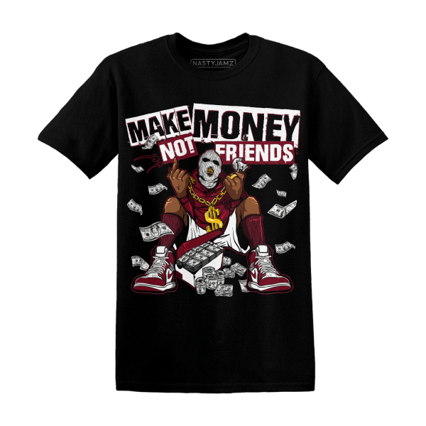 High White Team Red 1s T Shirt Match Make Money Not Friends Jezsport.com