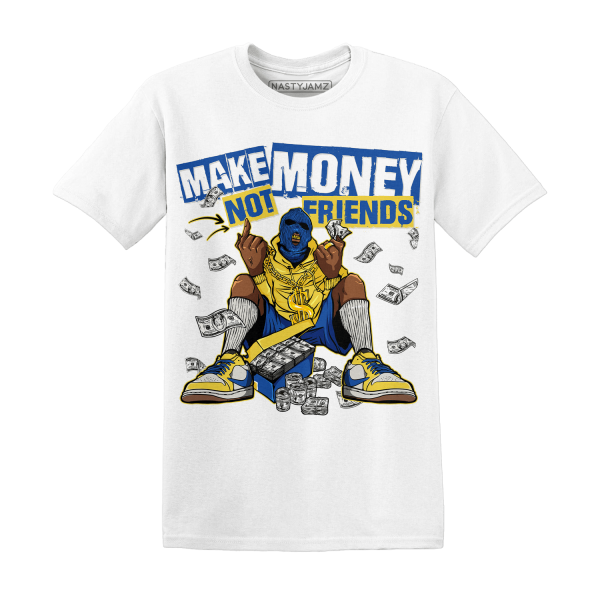 Low OG Canary TVSC 1s T Shirt Match Make Money Not Friends Jezsport.com