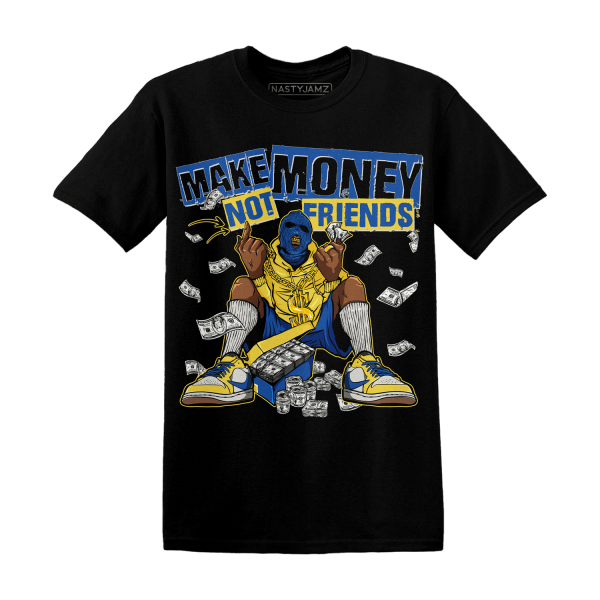 Low OG Canary TVSC 1s T Shirt Match Make Money Not Friends Jezsport.com