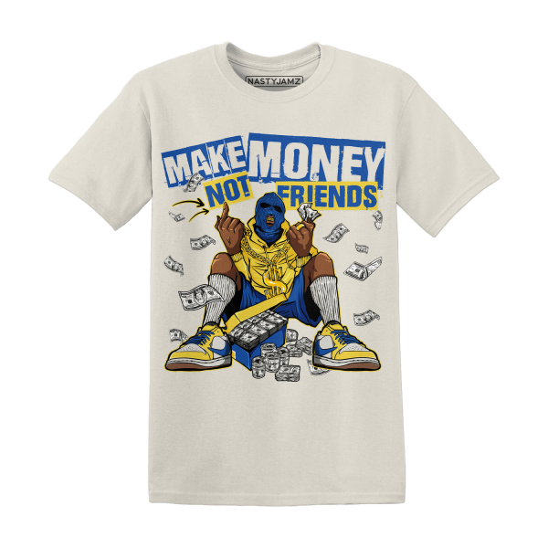 Low OG Canary TVSC 1s T Shirt Match Make Money Not Friends Jezsport.com