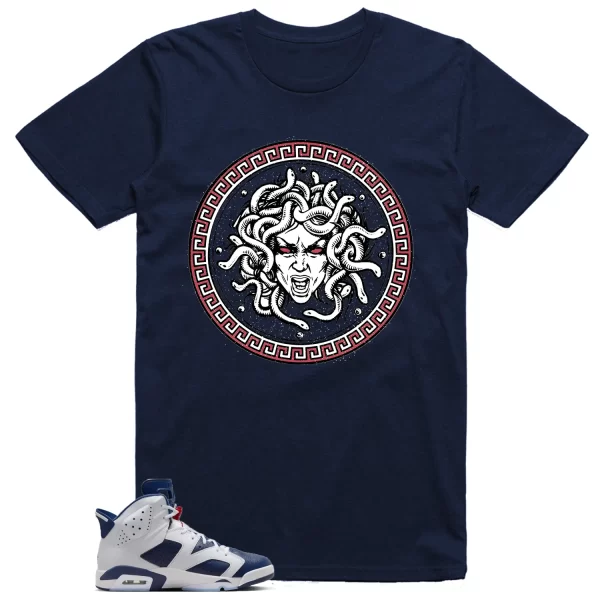 Medusa Shirt to Match Jordan 6 Olympic Jezsport.com