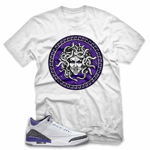 Medusa Shirt To Match Jordan 3 Dark Iris Jezsport.com