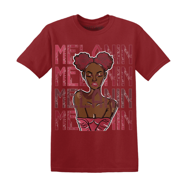 High 85 Metallic Burgundy 1s T Shirt Match Melanin Girl Jezsport.com