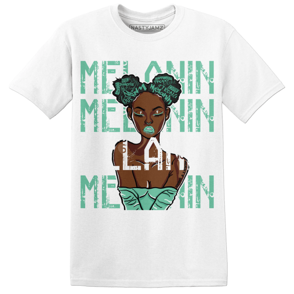 High OG Green Glow 1s T Shirt Match Melanin Girl Jezsport.com