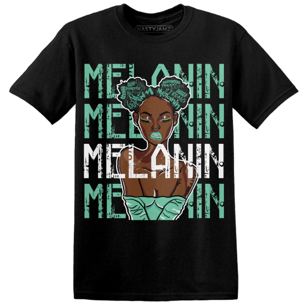 High OG Green Glow 1s T Shirt Match Melanin Girl Jezsport.com