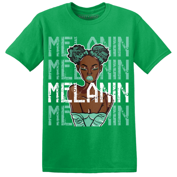 High OG Green Glow 1s T Shirt Match Melanin Girl Jezsport.com