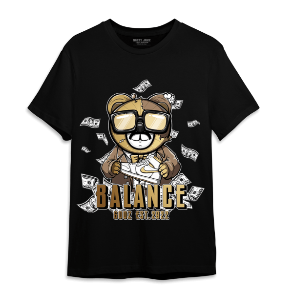 High OG Metallic Gold 1s T Shirt Match Men BER Jezsport.com