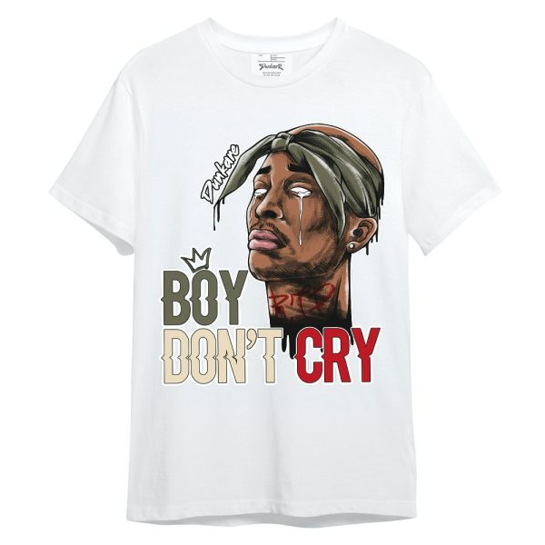 Low OG Medium Olive 1s Shirt - Boiz Ain't Cry Unique Unisex Shirt Matching Jordan Shirt Jezsport.com