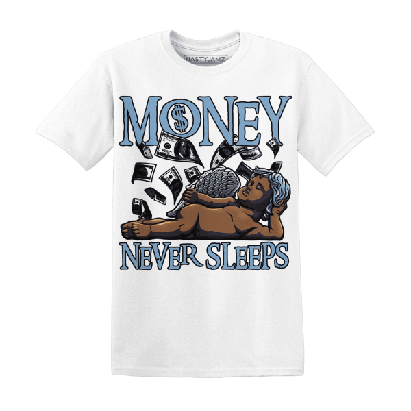 First In Flight 1s T Shirt Match Money Never Sleeps Jezsport.com