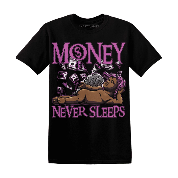 GS Hyper Violet 4s T Shirt Match Money Never Sleeps Jezsport.com