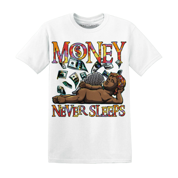 Mid GS Six Championships 1s T Shirt Match Money Never Sleeps Jezsport.com