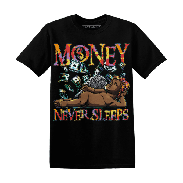 Mid GS Six Championships 1s T Shirt Match Money Never Sleeps Jezsport.com