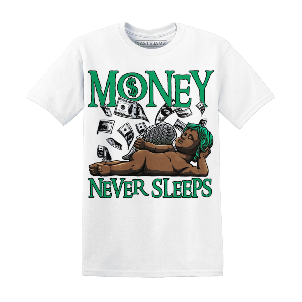 Lucky Green 5s T Shirt Match Money Never Sleeps Jezsport.com