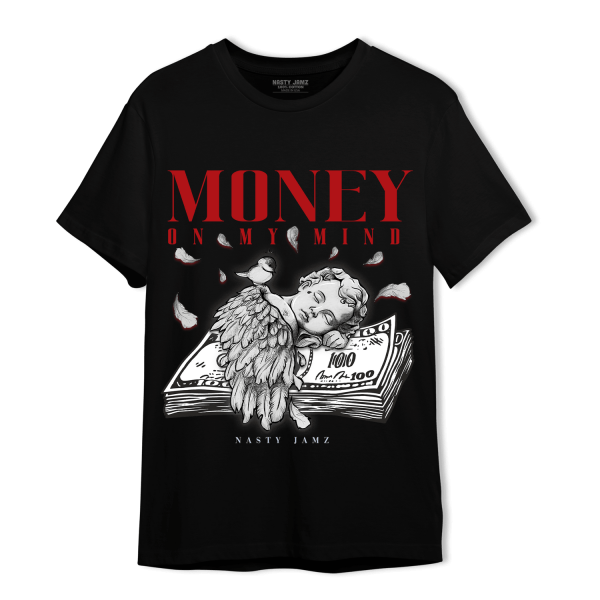 Cherry 11s T Shirt Match Money On My Mind Angel Jezsport.com