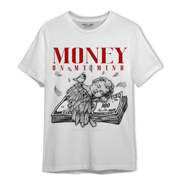 Cherry 11s T Shirt Match Money On My Mind Angel Jezsport.com