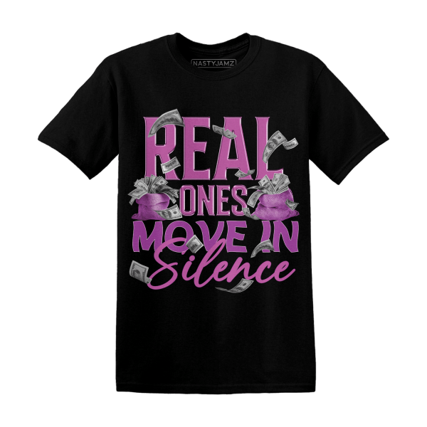 GS Hyper Violet 4s T Shirt Match Move In Silence Money Jezsport.com