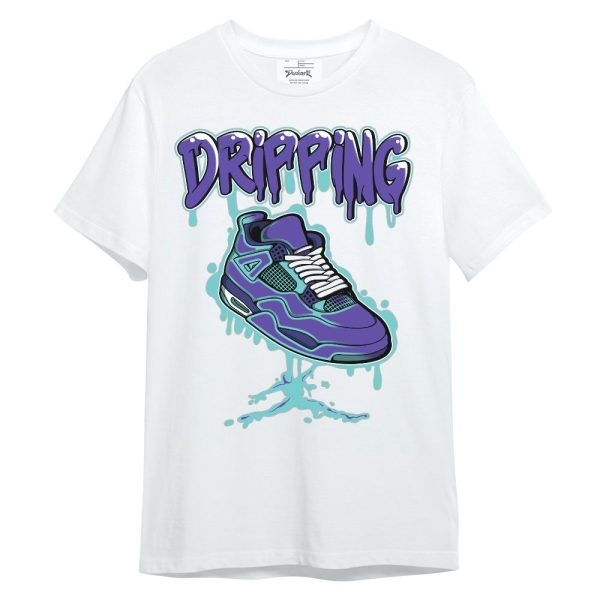 Low Hornets 1s Shirt - Dripping Shoe 4S Graphic Unisex Shirt Matching Jordan Shirt Jezsport.com