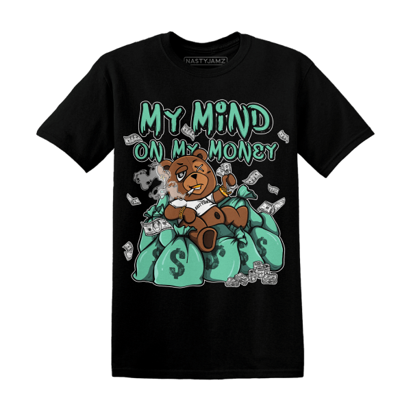 High OG Green Glow 1s T Shirt Match My Mind On My Money BER Jezsport.com