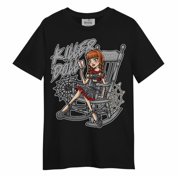 Cement Grey 3s Shirt - Killer Doll-A Halloween Unisex Shirt Matching Jordan Shirt Jezsport.com