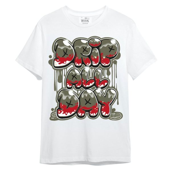 Low OG Medium Olive 1s Shirt - DRIPPIN Days Graphic Unisex Shirt Matching Jordan Shirt Jezsport.com