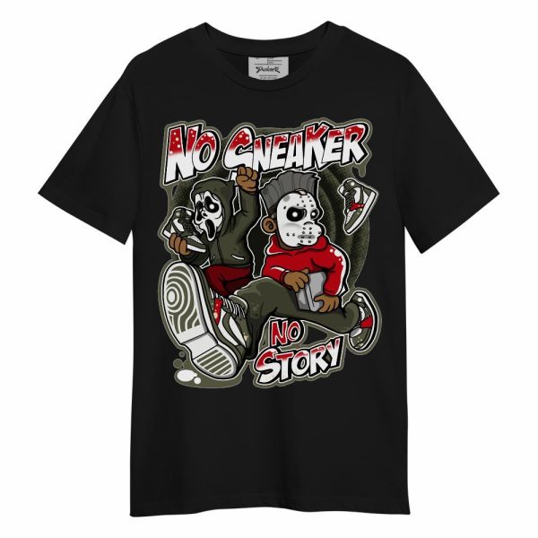 Low OG Medium Olive 1s Shirt - Sneakers Make Story Graphic Unisex Shirt Matching Jordan Shirt Jezsport.com