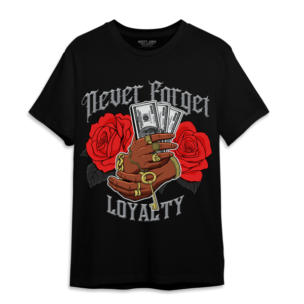 Bred Reimagined 4s T Shirt Match Never Forget Loyalty Jezsport.com