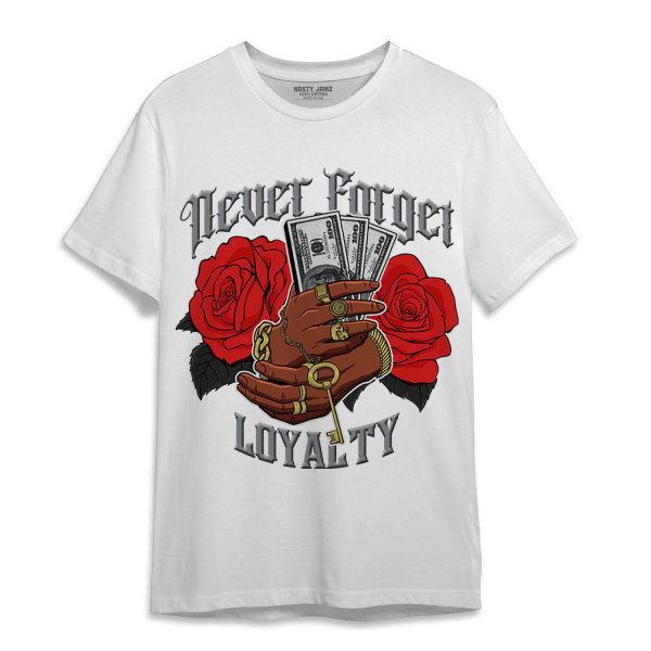 Bred Reimagined 4s T Shirt Match Never Forget Loyalty Jezsport.com