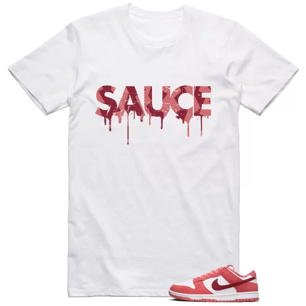 Dunk Low Valentine’s Day T-shirt Match Dripping SAUCE Jezsport.com