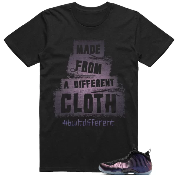 Foamposite One Eggplant 2024 Shirt Built Different Graphic Jezsport.com