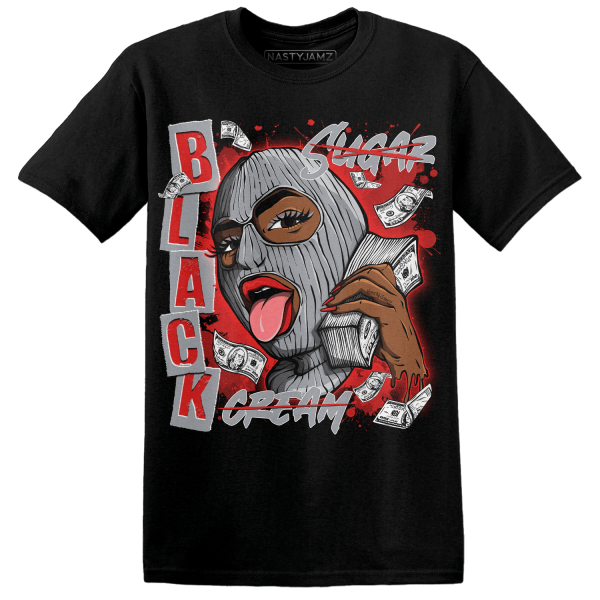 Bred Reimagined 4s T Shirt Match No Sugar No Cream Jezsport.com