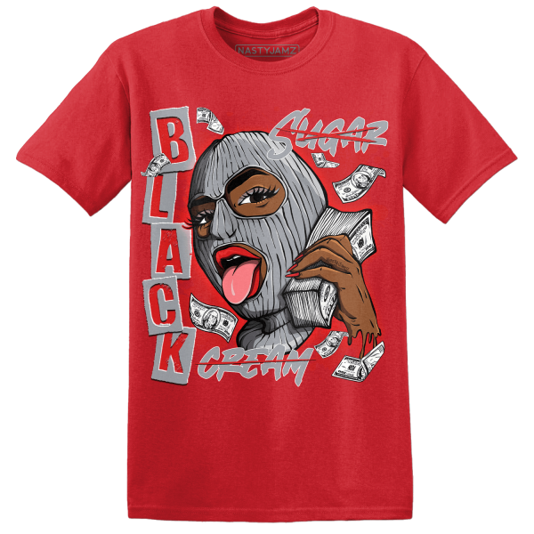 Bred Reimagined 4s T Shirt Match No Sugar No Cream Jezsport.com