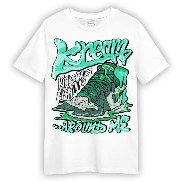 Black Green Glow 3s Shirt - Kreamy Graphic Shirt Unisex Matching Jordan Shirt Jezsport.com