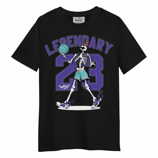 Low Hornets 1s Shirt, 23 Skeleton G.O.A.T Unisex Shirt Matching Jordan Shirt Jezsport.com