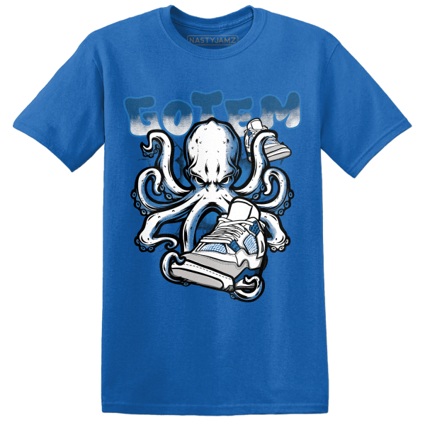 Industrial Blue 4s T Shirt Match Octopus Got Em Jezsport.com