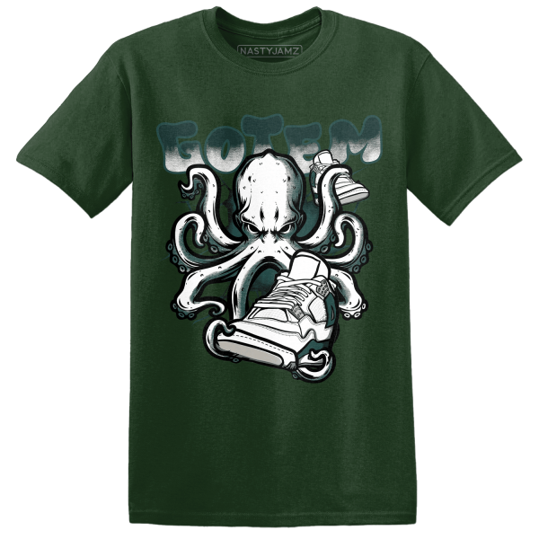 Oxidized Green 4s T Shirt Match Octopus Got Em Jezsport.com