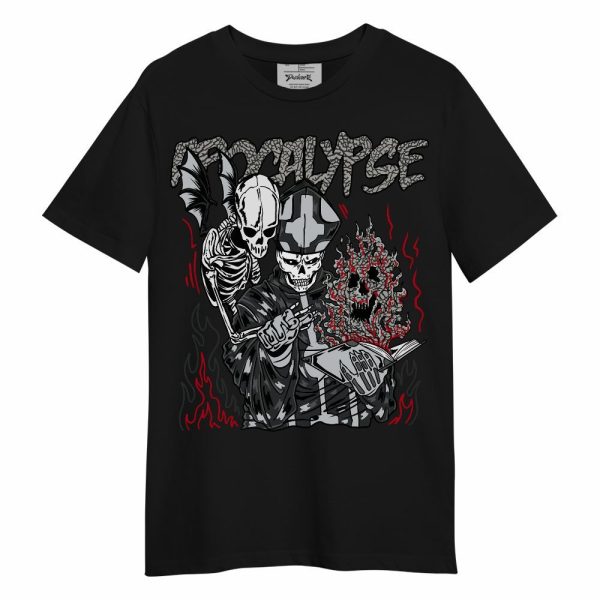 Black Cement 3s Shirt - Apocalypse Skeleton Unisex Shirt Matching Jordan Shirt Jezsport.com