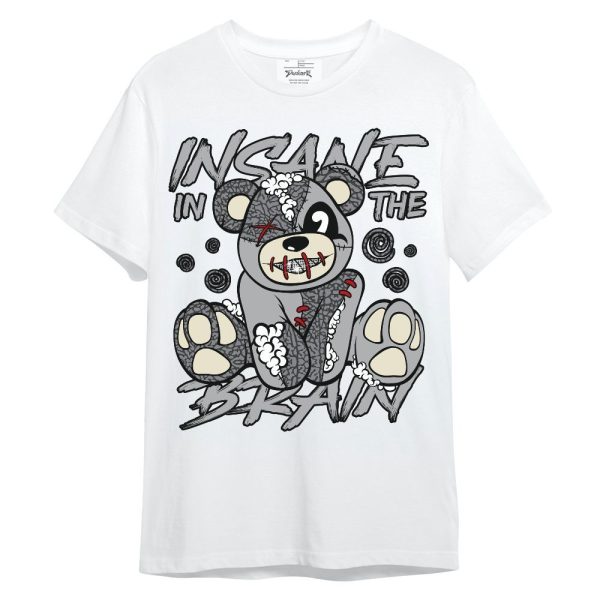 Cement Grey 3s Shirt - Insanes Bear Unisex Shirt Matching Jordan Shirt Jezsport.com