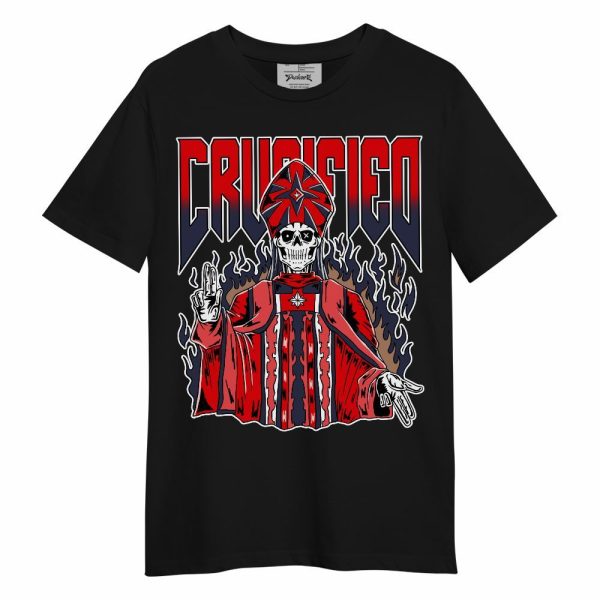 Low OG Howard Bison 1s Shirt - Crucified Skeleton Unisex Shirt Matching Jordan Shirt Jezsport.com