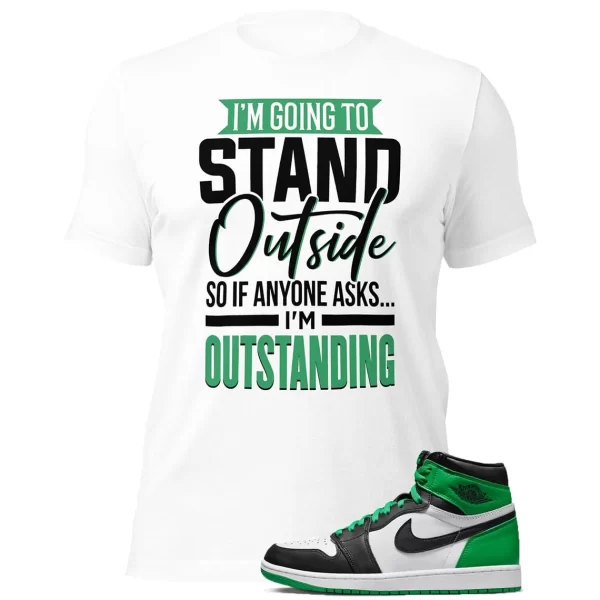 Outstanding Shirt To Match Jordan 1 Lucky Green Kicks Jezsport.com