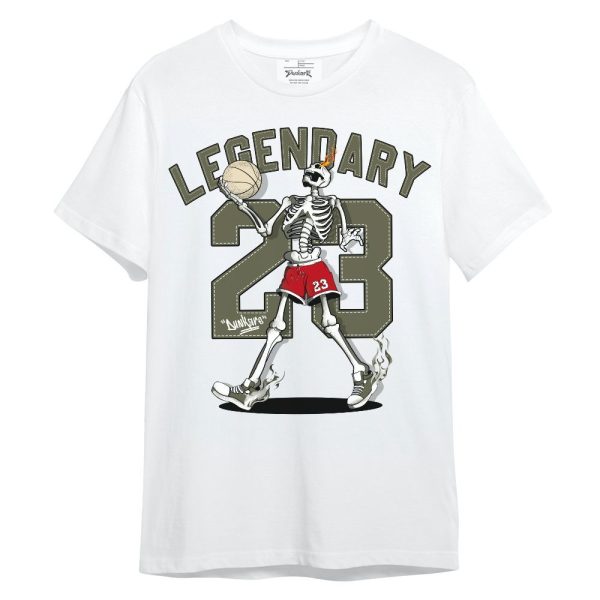 Low OG Medium Olive 1s Shirt, 23 Skeleton G.O.A.T Unisex Shirt Matching Jordan Shirt Jezsport.com