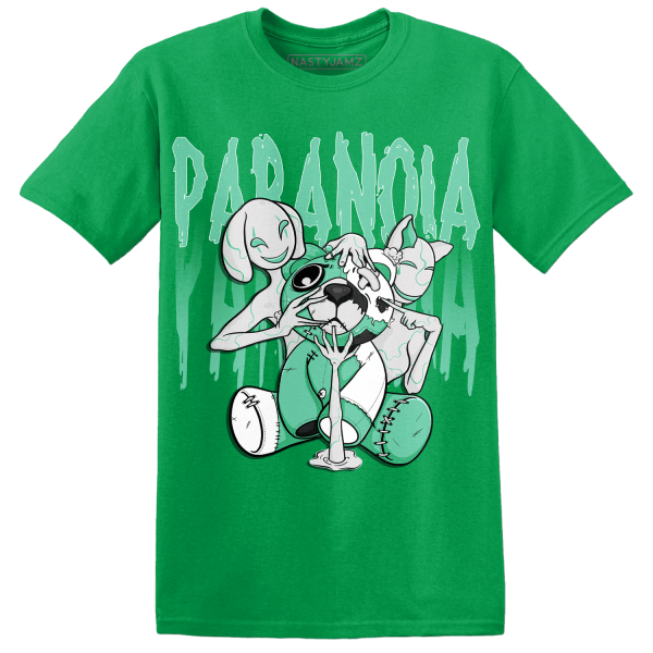 High OG Green Glow 1s T Shirt Match Paranoia BER Jezsport.com