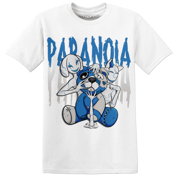 Industrial Blue 4s T Shirt Match Paranoia BER Jezsport.com