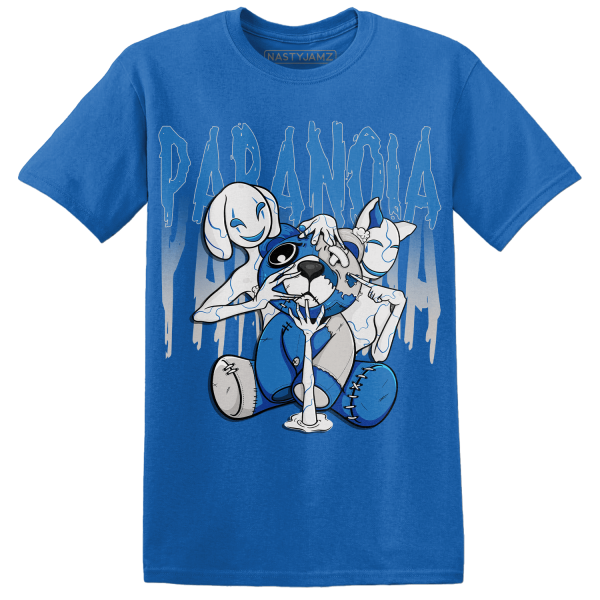 Industrial Blue 4s T Shirt Match Paranoia BER Jezsport.com